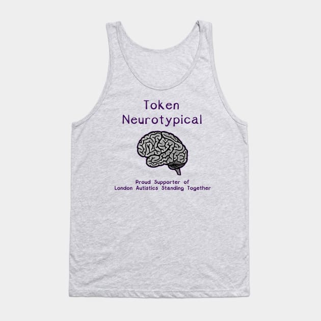 Token Neurotypical Tank Top by LondonAutisticsStandingTogether